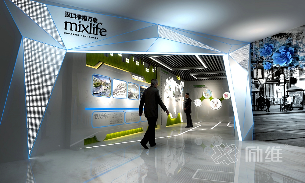 花樣年漢口幸福萬(wàn)象品牌館地產(chǎn)展廳