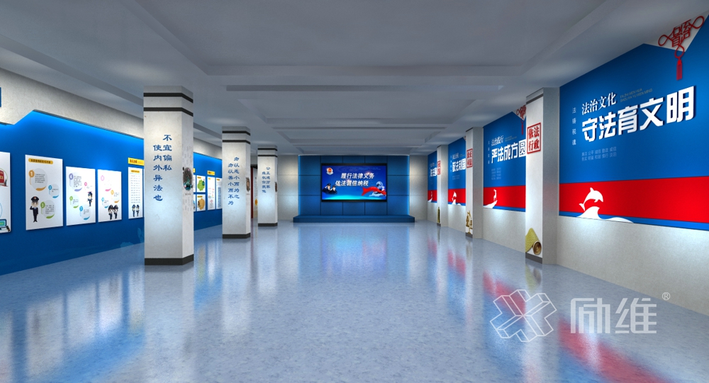 石首法治稅務(wù)基地展廳