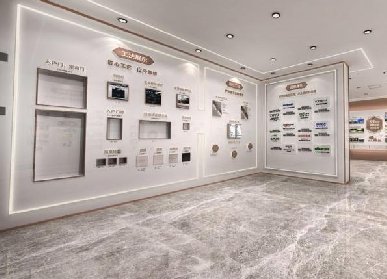 地磚展廳設(shè)計(jì)