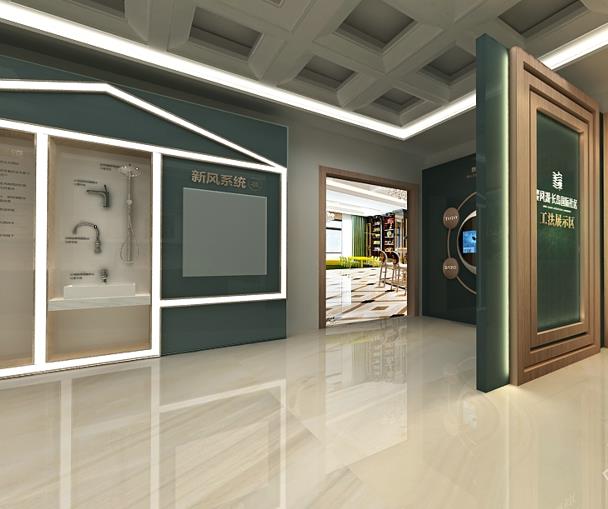 設(shè)計展廳空間組成部分