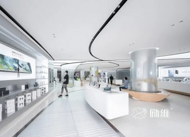 手機(jī)展廳設(shè)計(jì)，燈光的布置怎么做？